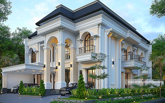 Mrs. FHN 1703 Mediterranean House 3 Floors Design - Bintaro, Jakarta Selatan