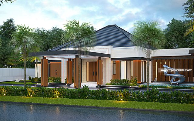 Desain Rumah Modern 1 Lantai Bapak BYA di  Kendal, Jawa Tengah