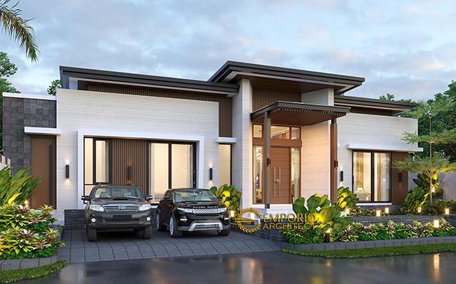 Desain Rumah Modern 1 Lantai Bapak Jeremia di  Pekanbaru, Riau