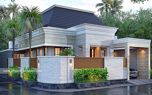 Desain Rumah Modern 1 Lantai Bapak RLD di  Jakarta Timur