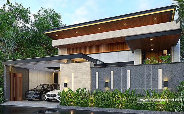 Desain Rumah Modern 1 Lantai Bapak RST 1614 di  Bantul, Yogyakarta