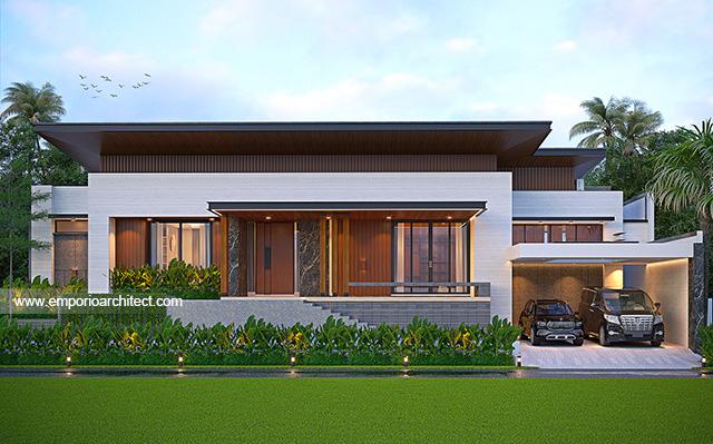 Desain Rumah Modern 1 Lantai Ibu MHL 1646 di  Semarang