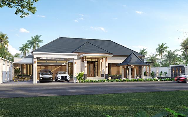 Desain Rumah Modern 1 Lantai Bapak Malik di  Sragen, Jawa Tengah