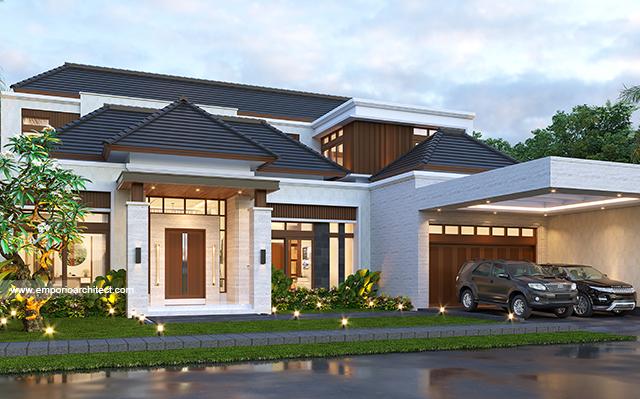 Desain Rumah Modern 1.5 Lantai Bapak HS di  Palu, Sulawesi Tengah