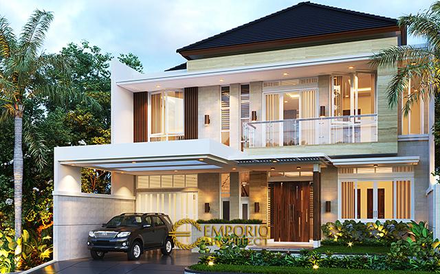 Desain Rumah Modern 2 Lantai Ibu Hani di  Bogor, Jawa Barat