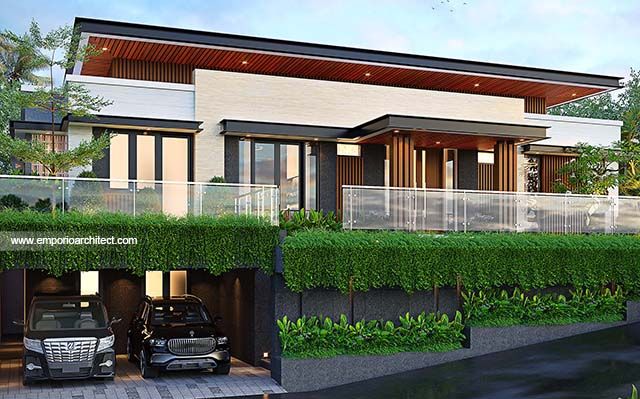 Mr. RZ 1814 Modern House 2 Floors Design - Samarinda