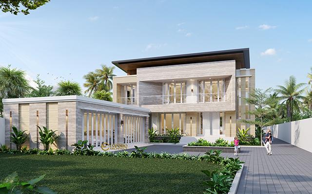 Desain Rumah Modern 2 Lantai Bapak Dicky di  Palu, Sulawesi Tengah