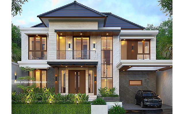 Desain Rumah Modern 2 Lantai Ibu EI 1707 di  Nusa Dua, Bali