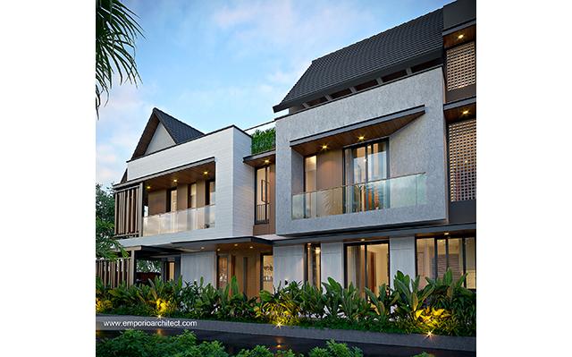 Desain Rumah Modern 2 Lantai Ibu STK 1530 di  Bogor