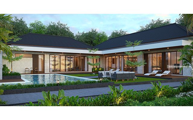 Desain Rumah Modern 2 Lantai Bapak SRD 1985 di  Balikpapan