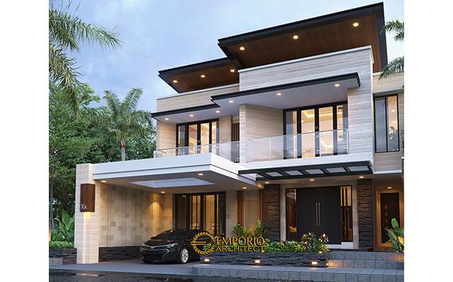 Desain Rumah Modern 2 Lantai Ibu Khadijah di  Makassar, Sulawesi Selatan