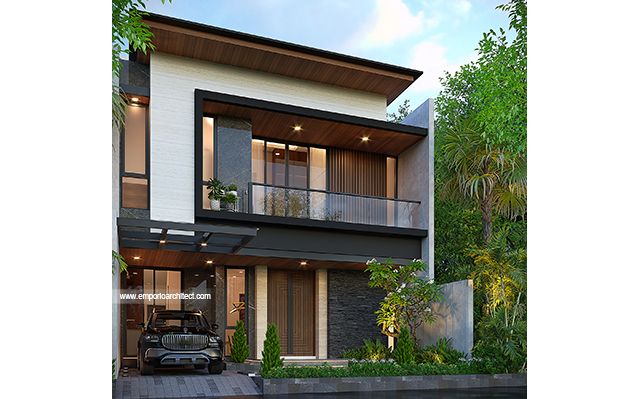 Desain Rumah Modern 2 Lantai Ibu LCA 1954 di  Tangerang