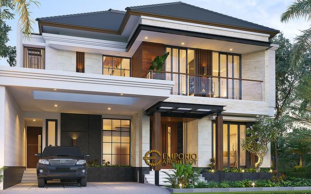 Desain Rumah Modern 2 Lantai Ibu Margaretha di  Jayapura, Papua