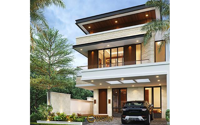 Desain Rumah Modern 2 Lantai Bapak Alby di  Batu, Jawa Timur