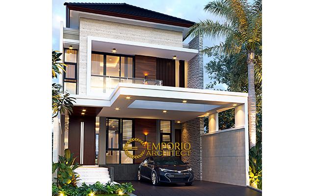 Desain Rumah Modern 2 Lantai Bapak Tunjung di  Bekasi, Jawa Barat