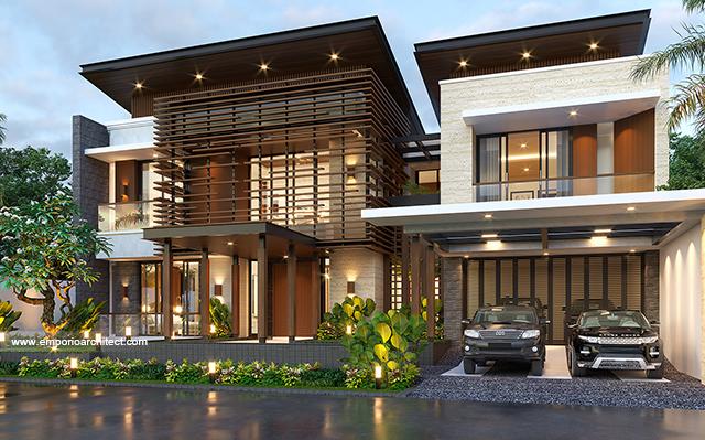 Desain Rumah Modern 2 Lantai Bapak Fatah II di  Kudus, Jawa Tengah