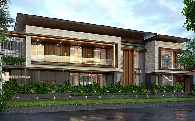 Desain Rumah Modern 2 Lantai Bapak YSF 1921 di  Kudus, Jawa Tengah