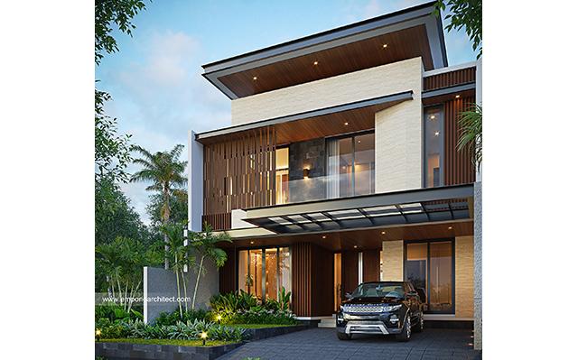 Desain Rumah Modern 2 Lantai Bapak RSD 1516 di  Jakarta