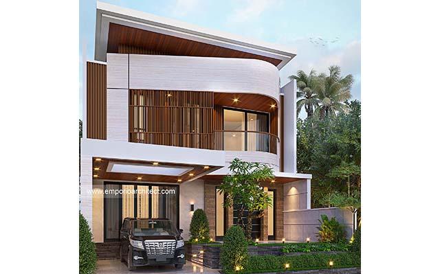 Desain Rumah Modern 2 Lantai Bapak Dedy di  Batam