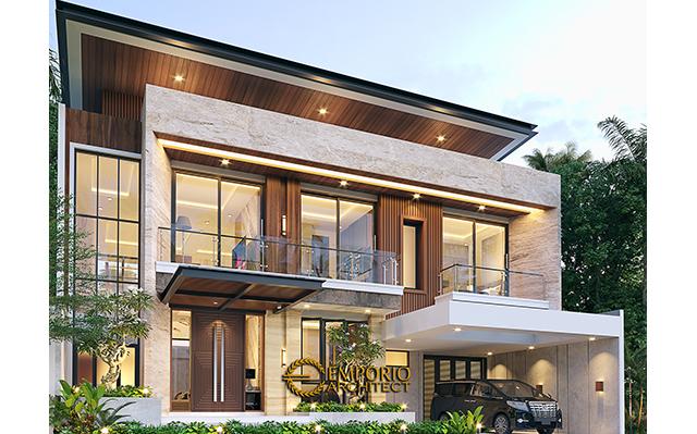 Desain Rumah Modern 2 Lantai Ibu HLN di  Bandung, Jawa Barat