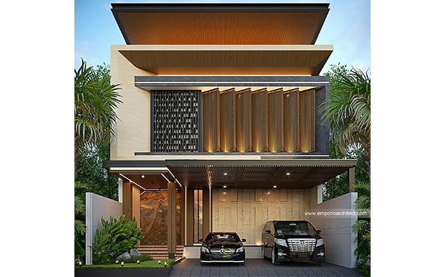 Desain Rumah Modern 2 Lantai Ibu TFN 1630 di  Samarinda