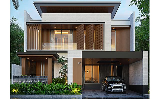 Mr. DDN 1611 Modern House 2 Floors Design - Karawang, Jawa Barat