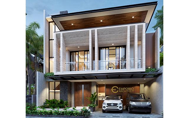 Desain Rumah Modern 2 Lantai Bapak Mujib di  Depok, Jawa Barat