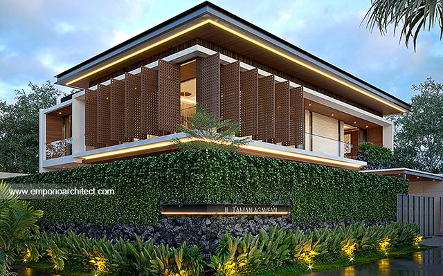 Desain Rumah Modern 2 Lantai Ibu ASF 1632 di  Jakarta