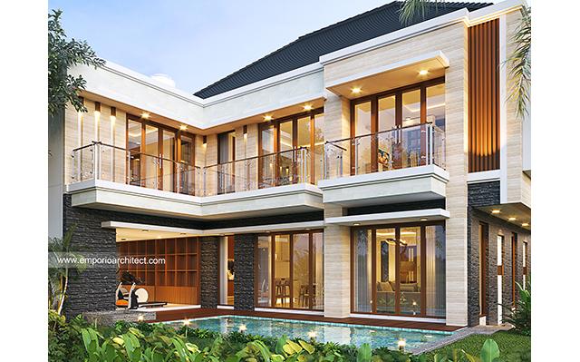 Desain Rumah Modern 2 Lantai Bapak Fredi di  Solo (Surakarta), Jawa Tengah