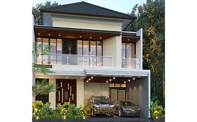 Desain Rumah Modern 2 Lantai Ibu Lia di  Bekasi, Jawa Barat