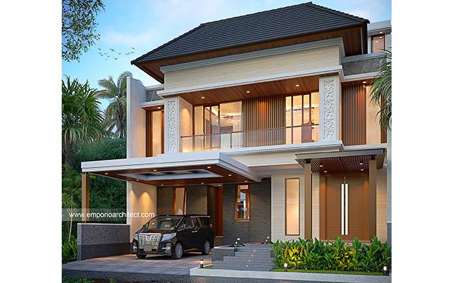 Desain Rumah Modern 2 Lantai Ibu Lisyanti Budiman 1541 di  Tangerang