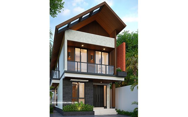 Desain Rumah Modern 2 Lantai Ibu E 2019 di  Jembrana, Bali