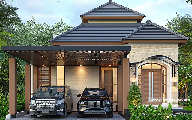 Desain Rumah Modern 2 Lantai Ibu SHT 1933 di  Tangerang