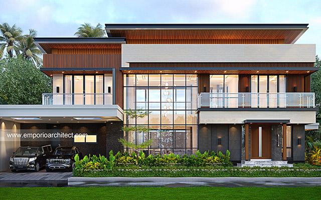 Mr. HND 1643 Modern House 2 Floors Design - Surabaya