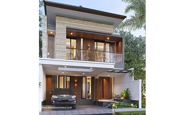 Mr. TM Modern House 2 Floors Design - Yogyakarta