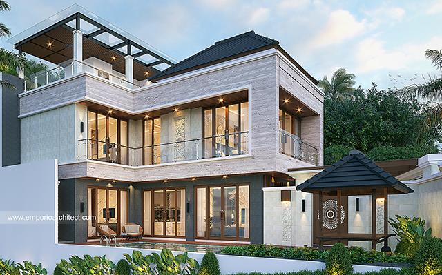 Desain Rumah Modern 2 Lantai Bapak EED 1452 di  Nusa Dua, Bali