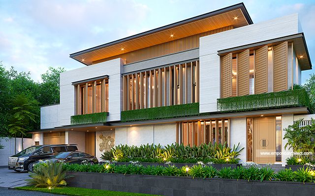 Desain Rumah Modern 2 Lantai Bapak AZR 1997 di  Bandung