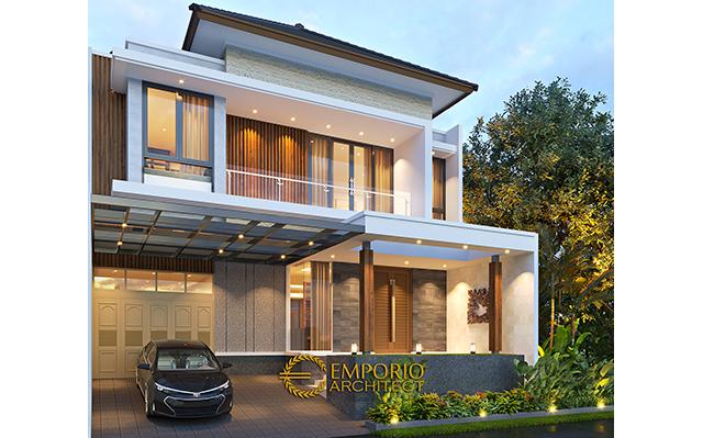 Desain Rumah Modern 2 Lantai Bapak Daniel di  Jakarta Timur