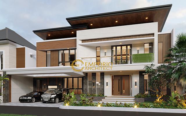 Desain Rumah Modern 2 Lantai Bapak Julian di  Palembang, Sumatera Selatan