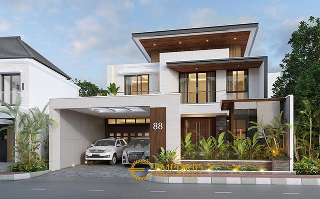 Desain Rumah Modern 2 Lantai Bapak Kevin di  Kudus, Jawa Tengah