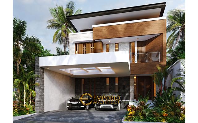 Desain Rumah Modern 2 Lantai Bapak Nicolas di  Makassar, Sulawesi Selatan