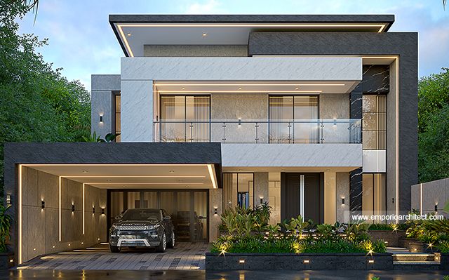 Desain Rumah Modern 2.5 Lantai Bapak RVD 2064 di  Bandar Lampung