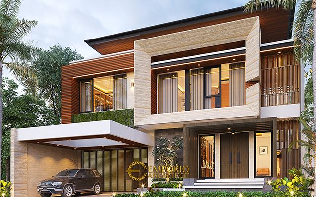 Desain Rumah Modern 2.5 Lantai Ibu Connie di  PIK, Jakarta Utara