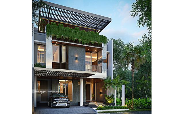 Desain Rumah Modern 2.5 Lantai Ibu FKA 1536 di  Jakarta