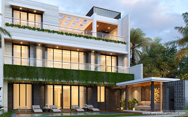 Mr. ADR Modern House 2.5 Floors Design - Bogor