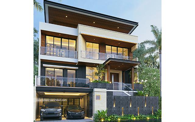 Desain Rumah Modern 2.5 Lantai Bapak ATG di  Bandung, Jawa Barat