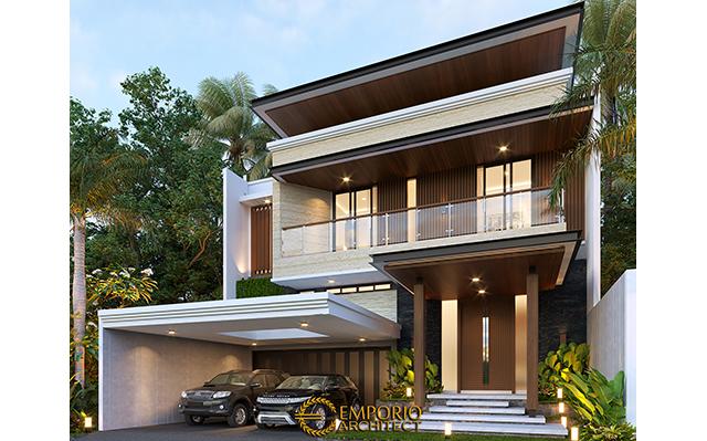 Desain Rumah Modern 2.5 Lantai Bapak Husein di  Solo (Surakarta), Jawa Tengah