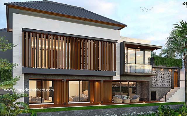 Desain Rumah Modern 2.5 Lantai Bapak ADR 1484 di  Jakarta Selatan