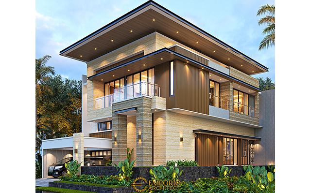 Desain Rumah Modern 2.5 Lantai Bapak Jason di  Bogor, Jawa Barat