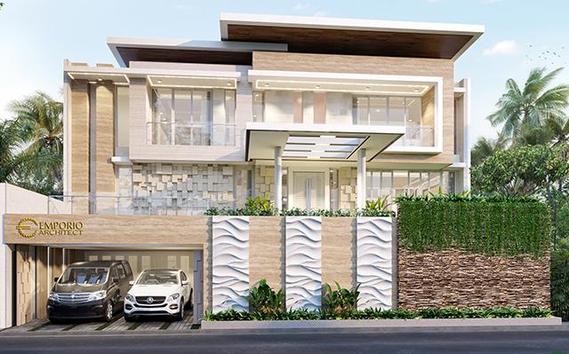 Desain Rumah Modern 2.5 Lantai Ibu Purie di  Bandung, Jawa Barat